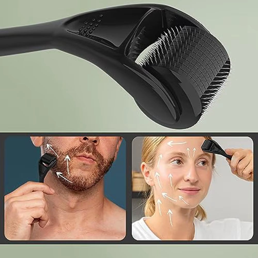 0.2/0.25/0.3Mm Derma Roller for Hair Beard Grow Facial Skin Face 540 Microneedles Cosmetic Beauty Instrument for Women and Man