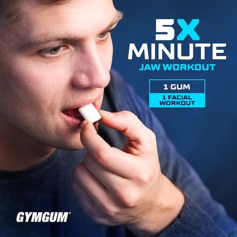 Facial Fitness Gum - Jawline Exerciser - Arctic Mint, 40 Count