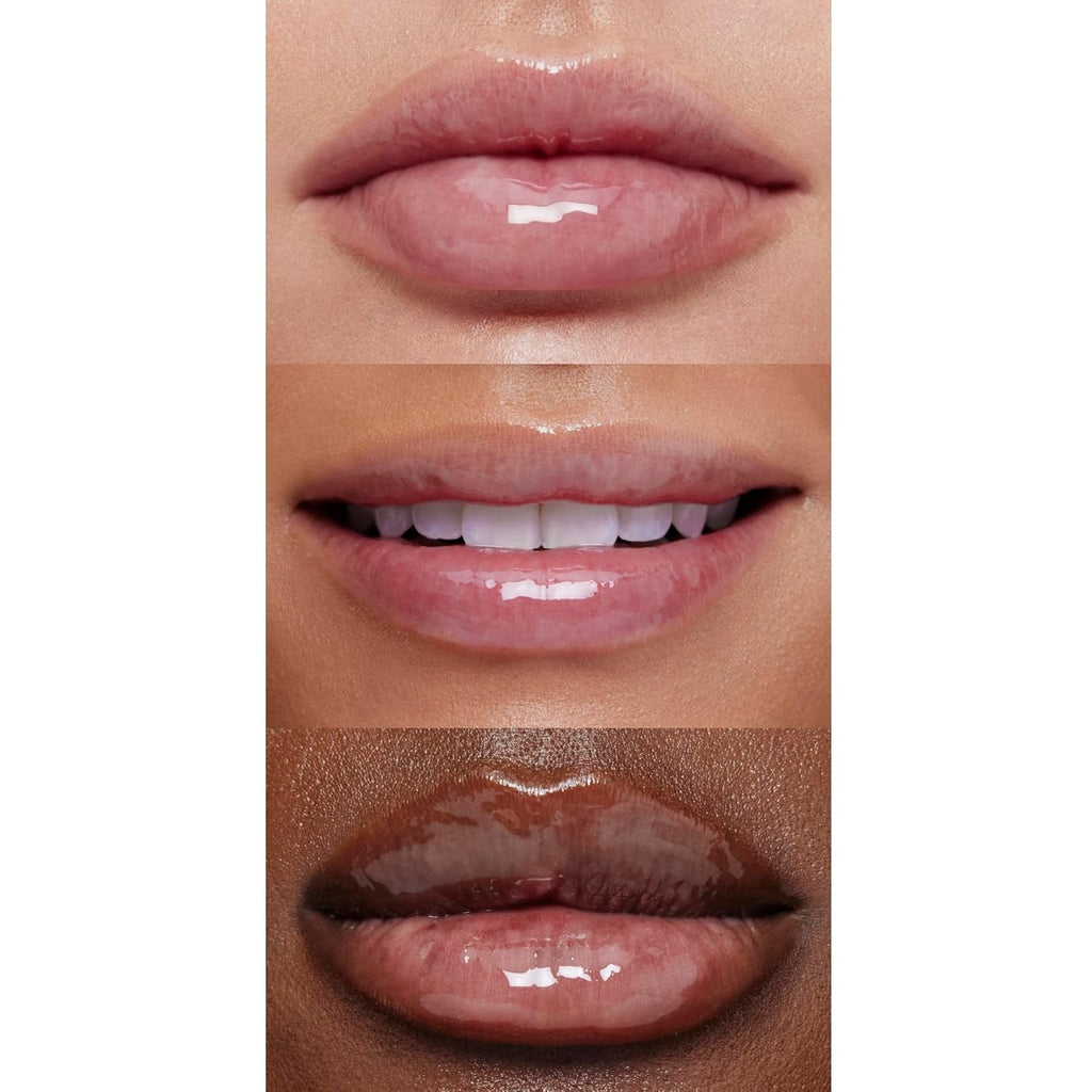 Glow Reviver Lip Oil, Nourishing Tinted Lip Oil for a High-Shine Finish, Infused with Jojoba Oil, Vegan & Cruelty-Free, Crystal Clear