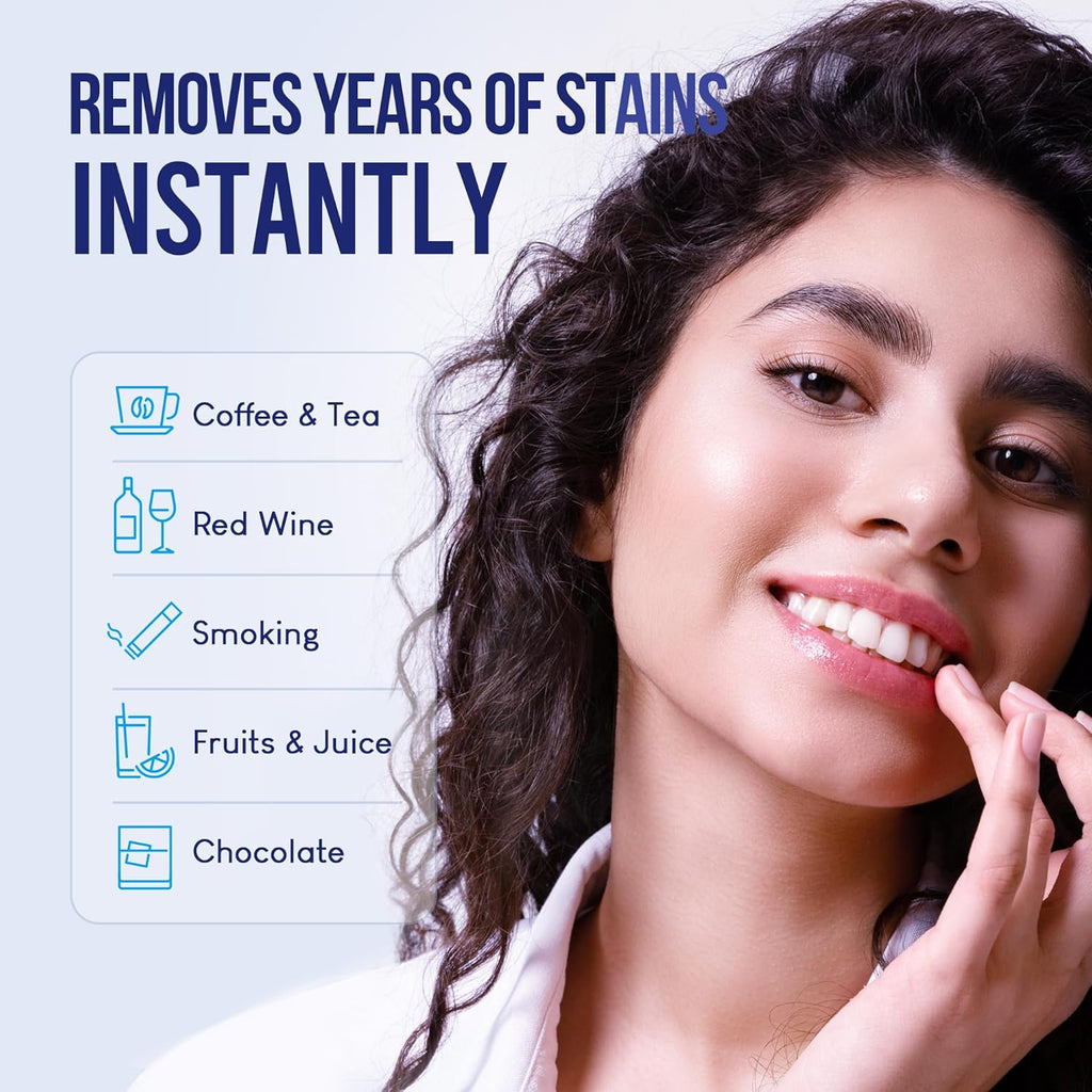 Teeth Whitening Kit with LED Light for Sensitive Teeth, 35% Carbamide Peroxide, Remineralizing Gel for Fast Results Mint