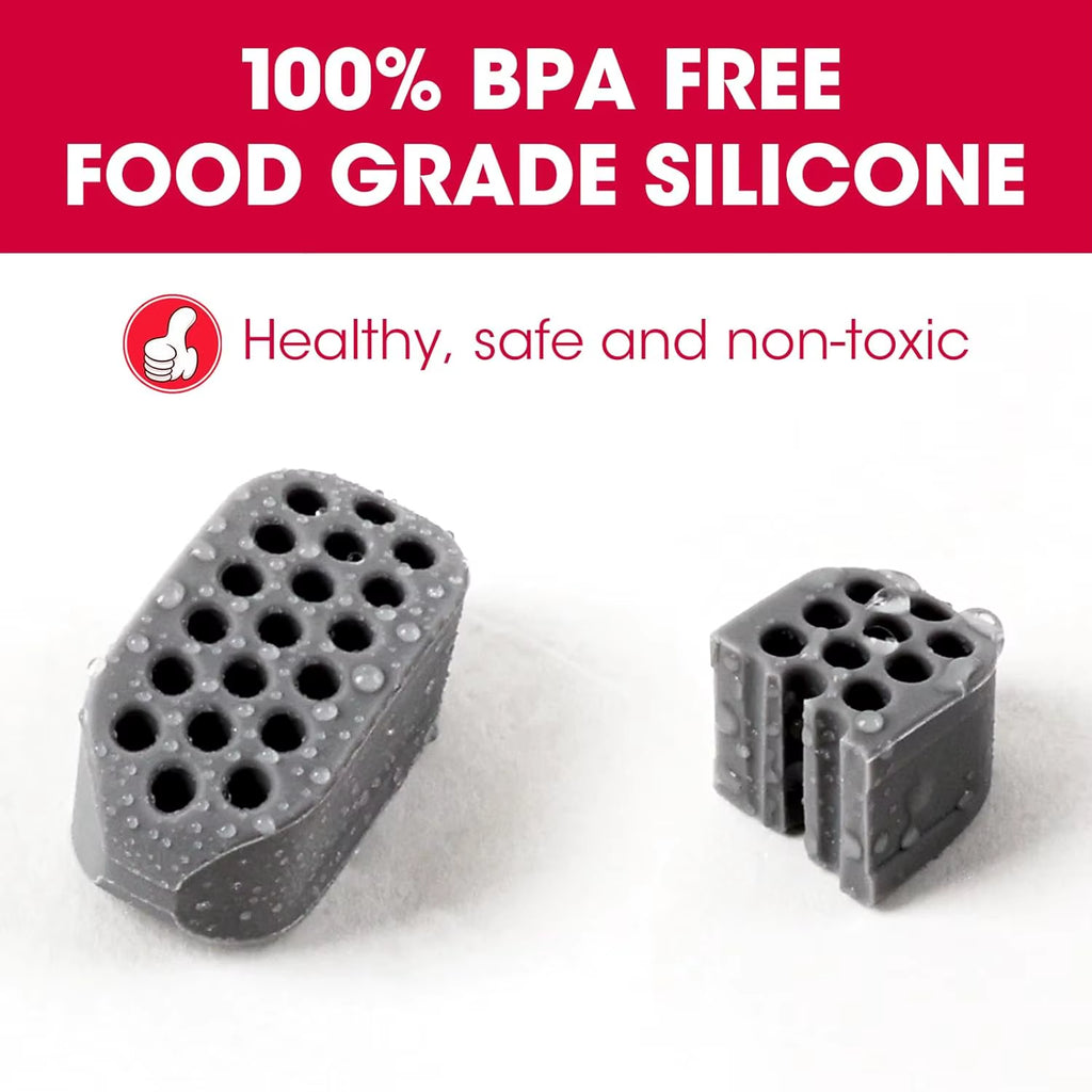 6 Pcs BPA Free Silicone Jaw Exerciser Gum Tablets 3 Resistance Levels Jaw Trainer & Jawline Exerciser Shaper for Man and Woman